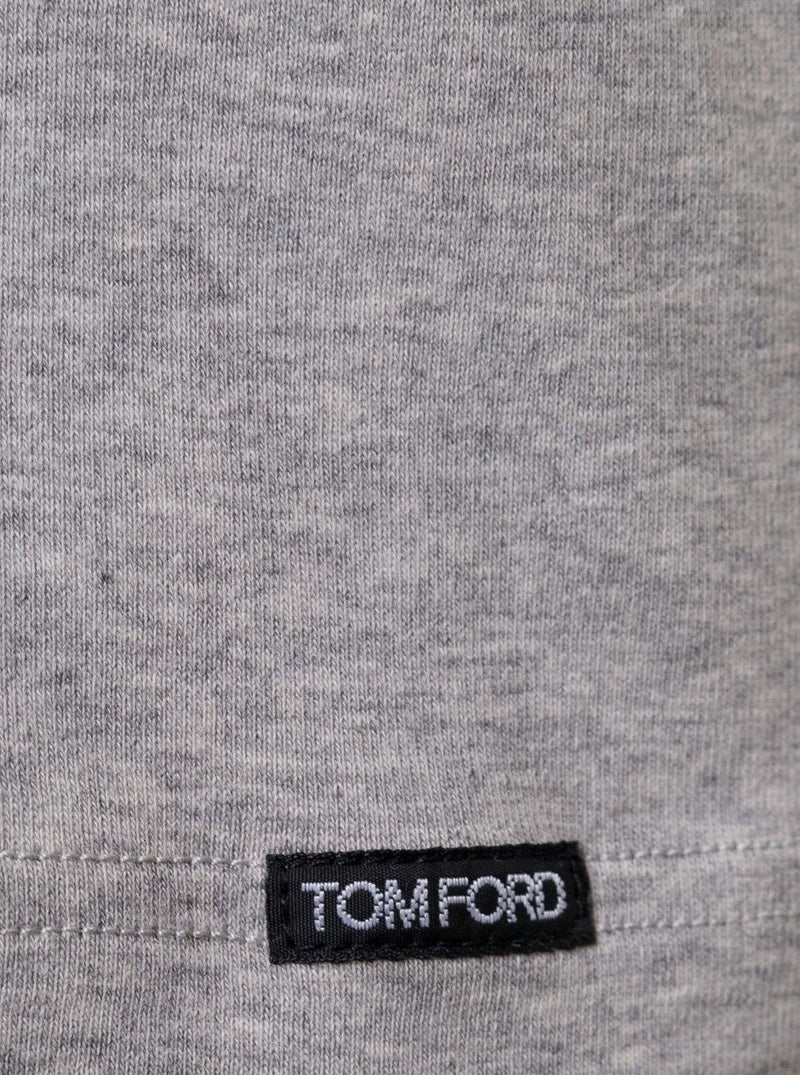 Tom Ford Mans Cotton V-neck T-shirt - Men - Piano Luigi