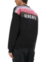 Versace Printed Cotton Crew-neck Sweatshirt - Men