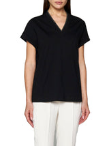 Brunello Cucinelli Precious Neckline T-shirt - Women