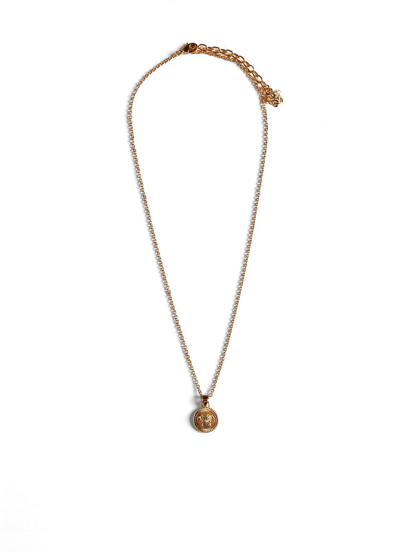 Versace Medusa Gold Brass Necklace - Women