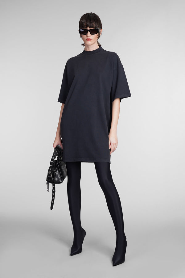 Balenciaga Dress In Black Cotton - Women