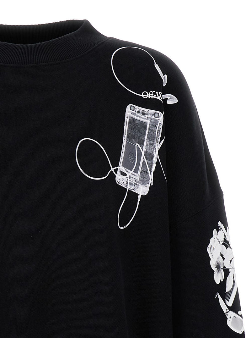 Off-White Scan Arr Over Crewneck - Men