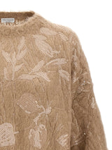 Brunello Cucinelli Sequin Embroidery Sweater - Women