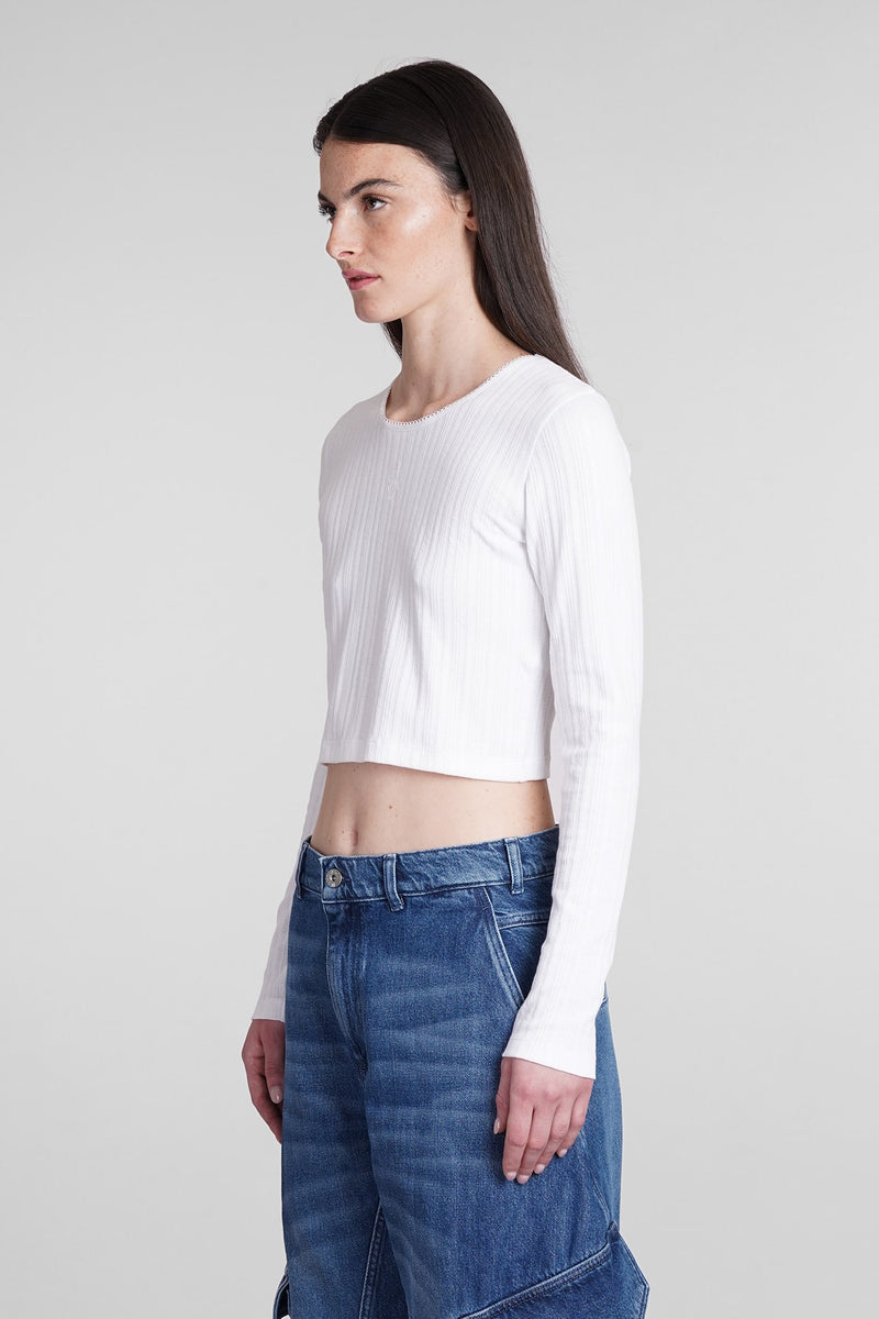 J.W. Anderson T-shirt In White Cotton - Women