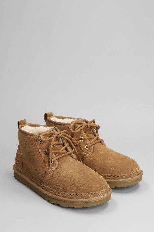 UGG Neumel Lace Up Shoes In Leather Color Suede - Men