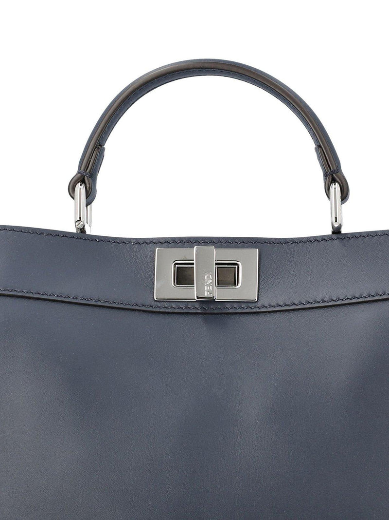 Fendi Peekaboo Lock Twist Top Handle Bag - Women