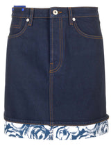 Burberry Denim Mini Skirt - Women