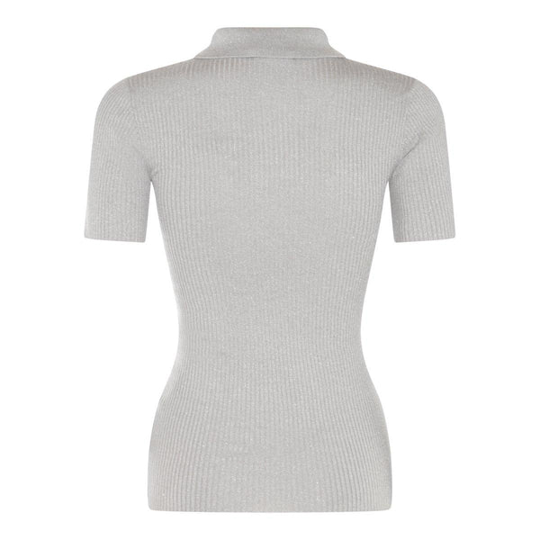 Brunello Cucinelli Short-sleeved Knitted Polo Top - Women