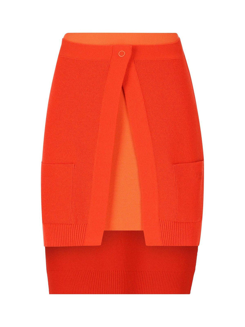 Fendi Double-layer Short Fitted Skirt - Women