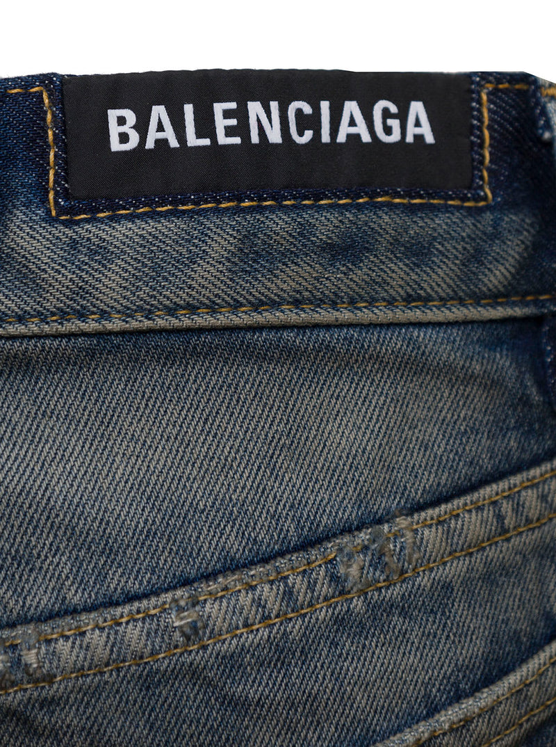 Balenciaga Denim Maxi Skirt - Women