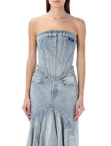 VETEMENTS Denim Corsette Top - Women