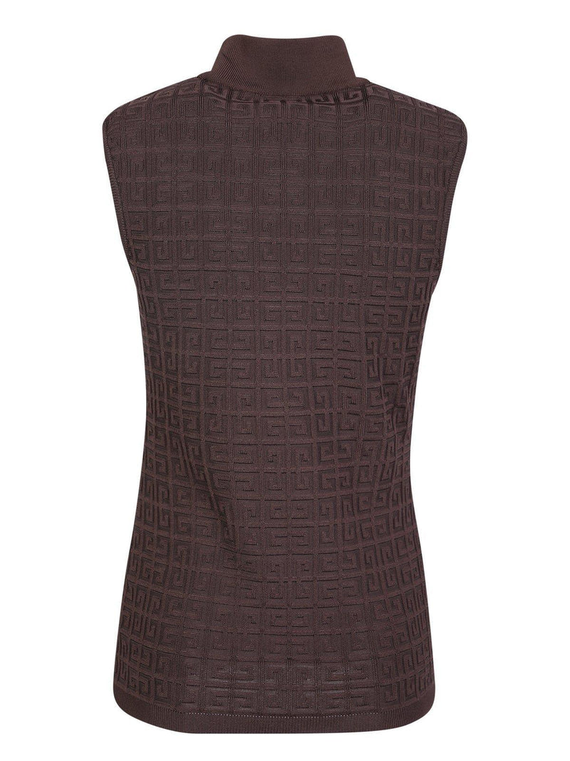 Givenchy 4g Jacquard Roll-neck Knit Top - Women - Piano Luigi