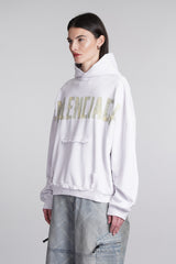 Balenciaga Sweatshirt In White Cotton - Women