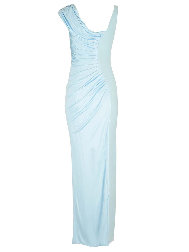 Versace Light Blue medusa 95 Long Dress - Women