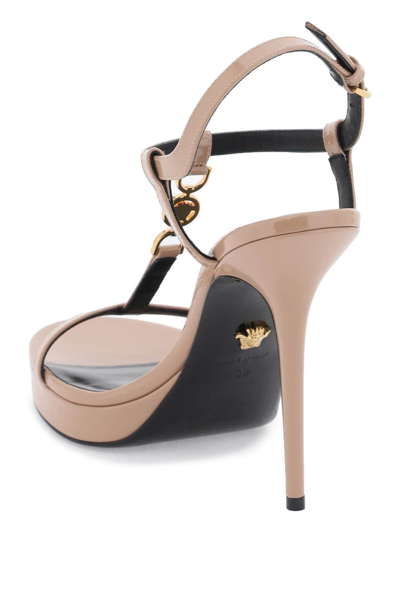 Versace Medusa 95 Patent Leather Sandals - Women