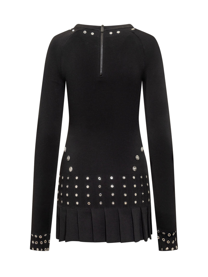 Off-White Eyelets Minidress - Women