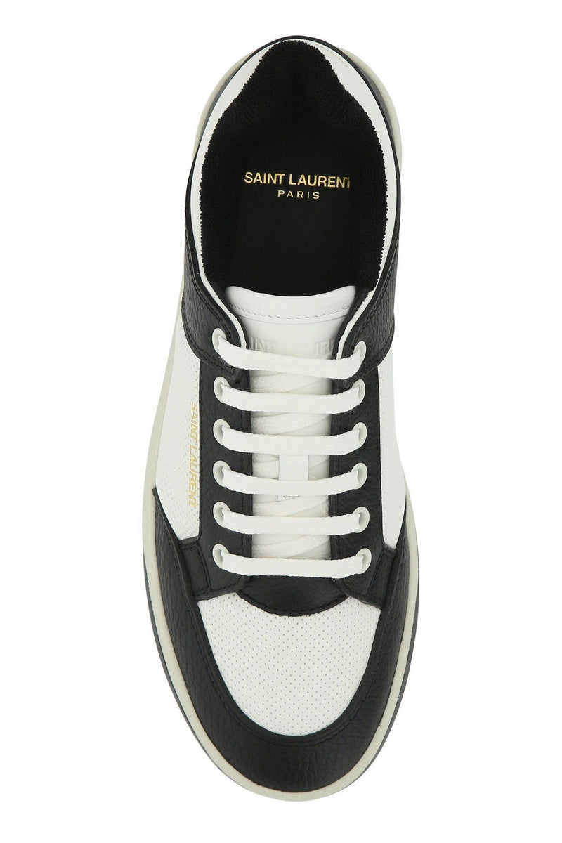 Saint Laurent Two-tone Leather Sl/61 Sneakers - Women