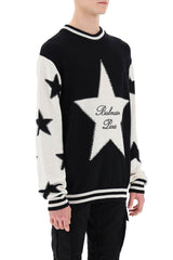 Balmain Sweater With Star Motif - Men