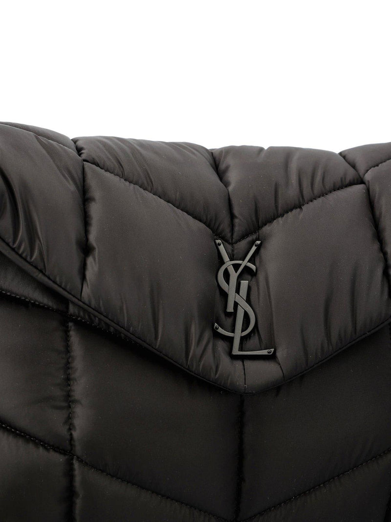 Saint Laurent Puffer Messenger Bag In Econylon Regenerated Nylon - Men