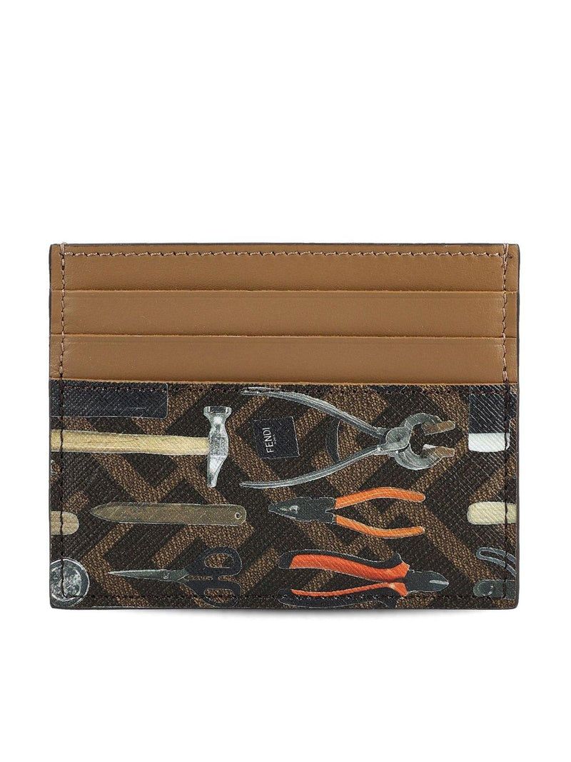 Fendi Graphic Printed Cardholder - Men