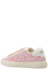 Versace Barocco Greca Lace-up Sneakers - Women