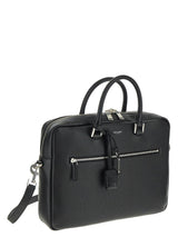 Saint Laurent Sac De Jour Briefcase In Grained Leather - Men