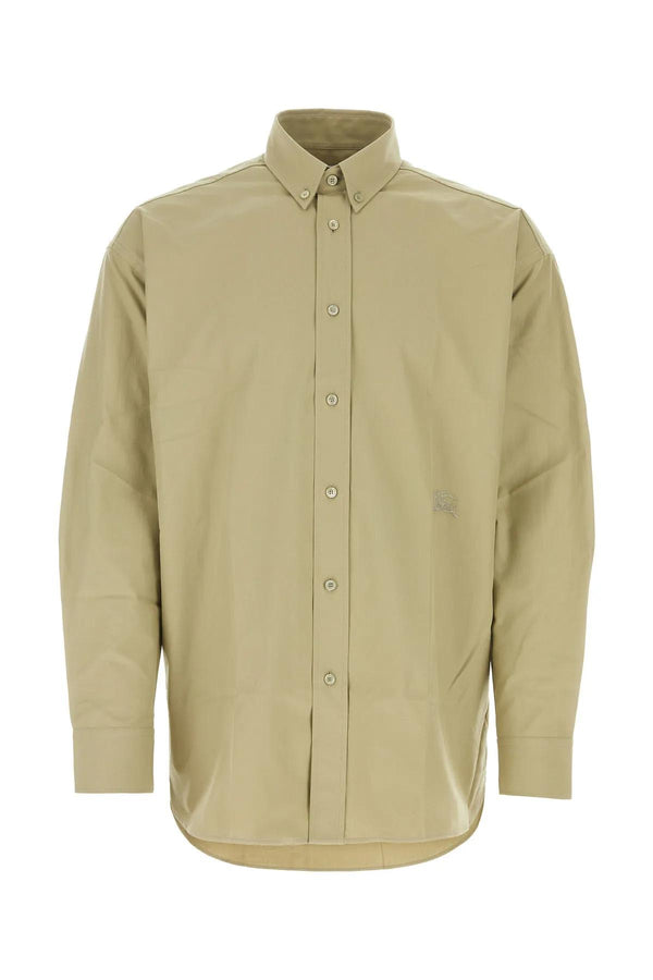 Burberry Army Green Oxford Shirt - Men