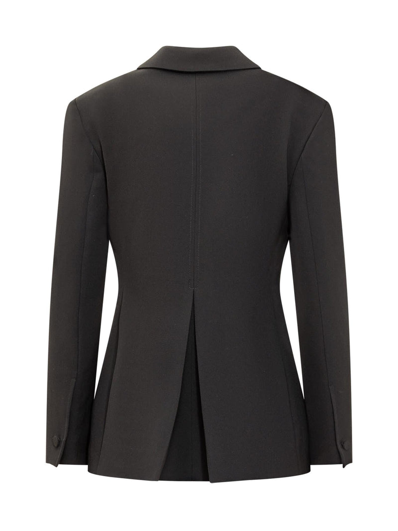 Givenchy Tricotine Satin Blazer - Women - Piano Luigi