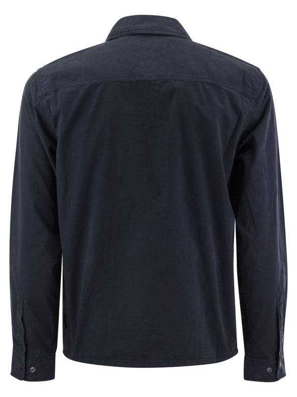 Woolrich Garment-dyed Shirt Jacket In Pure Cotton - Men