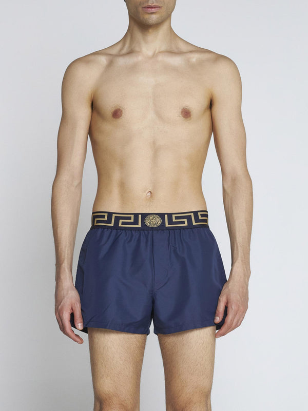 Versace Greca And Medusa Swim Shorts - Men