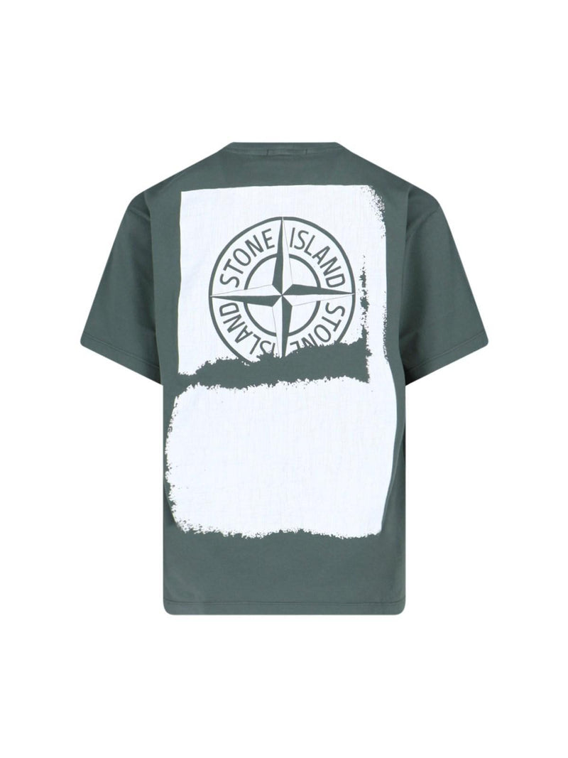 Stone Island Back Print T-shirt - Men - Piano Luigi
