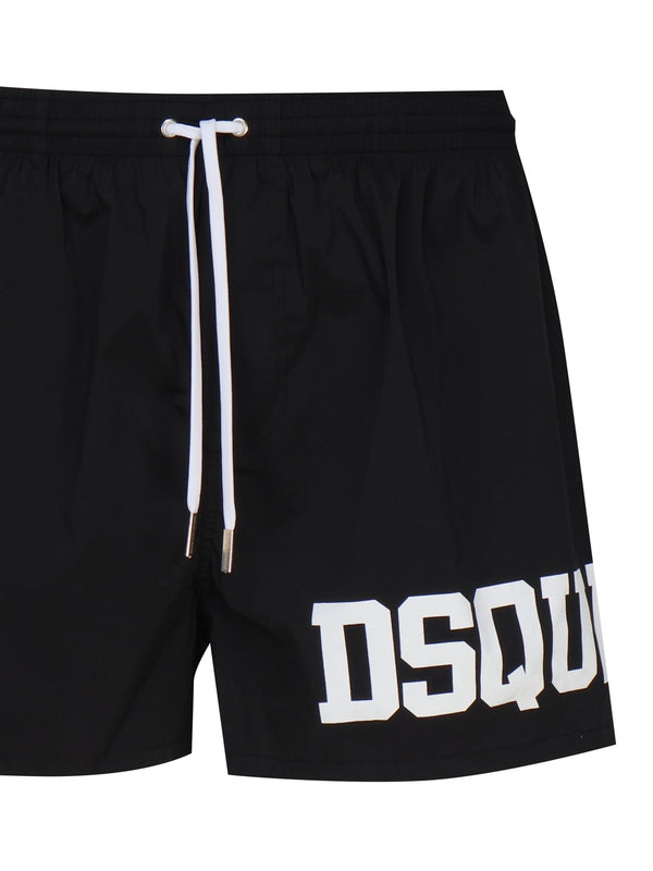 Dsquared2 Logo Swimsuit In Contrasting Color - Men
