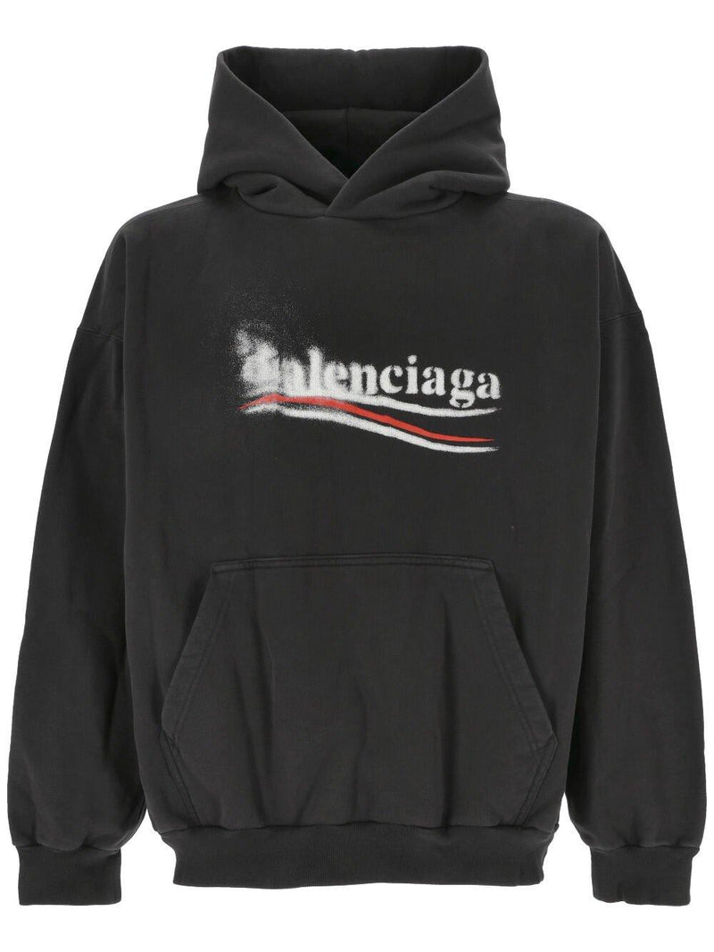 Balenciaga Logo Printed Hoodie - Men