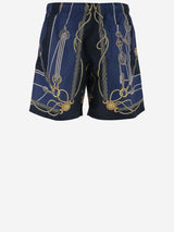 Versace Nautical Print Swimsuit - Men