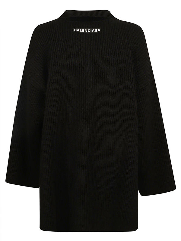 Balenciaga Ribbed Sweatshirt - Women