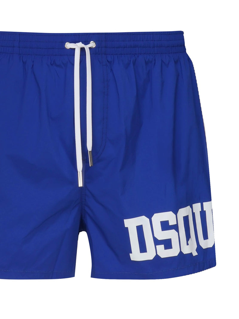 Dsquared2 Logo Swimsuit In Contrasting Color - Men