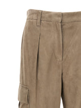 Brunello Cucinelli Suede Trousers - Women