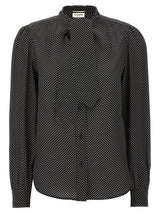 Saint Laurent Polka Dot Shirt - Women