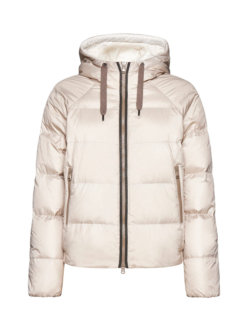 Brunello Cucinelli Down Jacket With Hood - Women