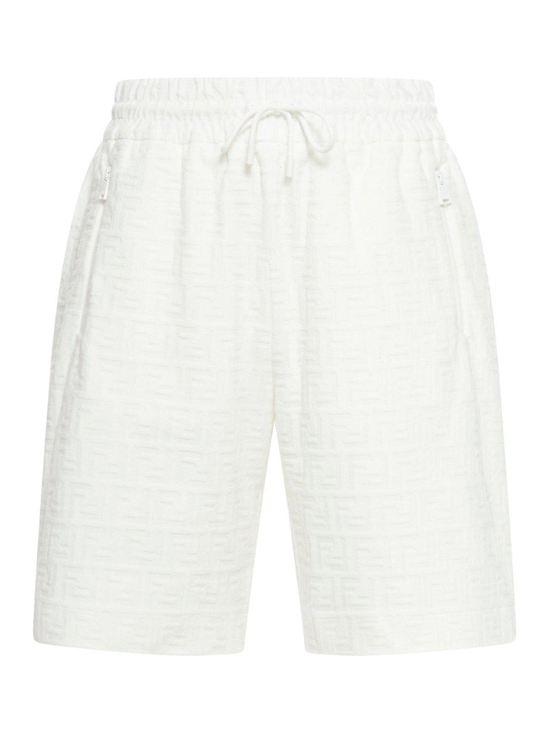 Fendi Logo Detailed Drawstring Shorts - Men