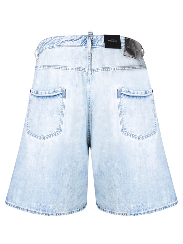 Dsquared2 Palm Beach Light Blue Shorts - Men