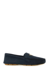 Prada Blue Suede Loafers - Women