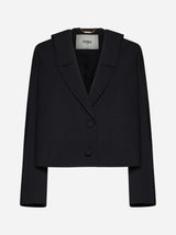 Fendi Wool-blend Bolero Blazer - Women