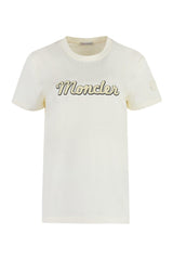 Moncler Cotton Crew-neck T-shirt - Women - Piano Luigi