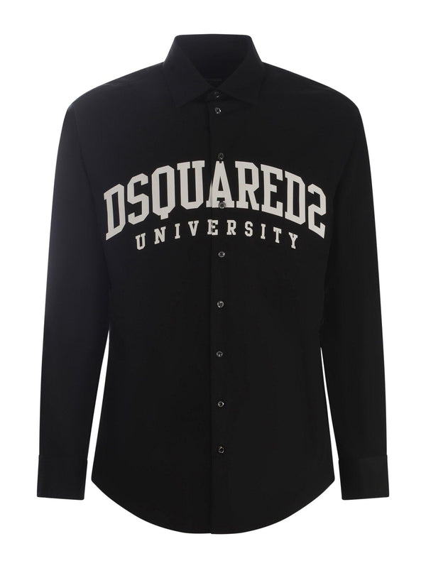 Shirt Dsquared2 university In Cotton - Men - Piano Luigi