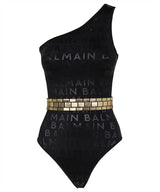 Balmain Printed One-piece Swimsuit - Women - Piano Luigi