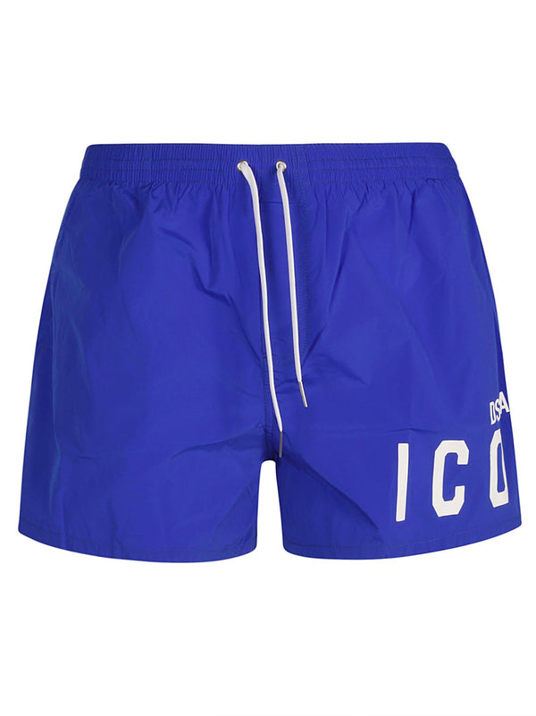 Dsquared2 Drawstring Waist Icon Logo Shorts - Men - Piano Luigi