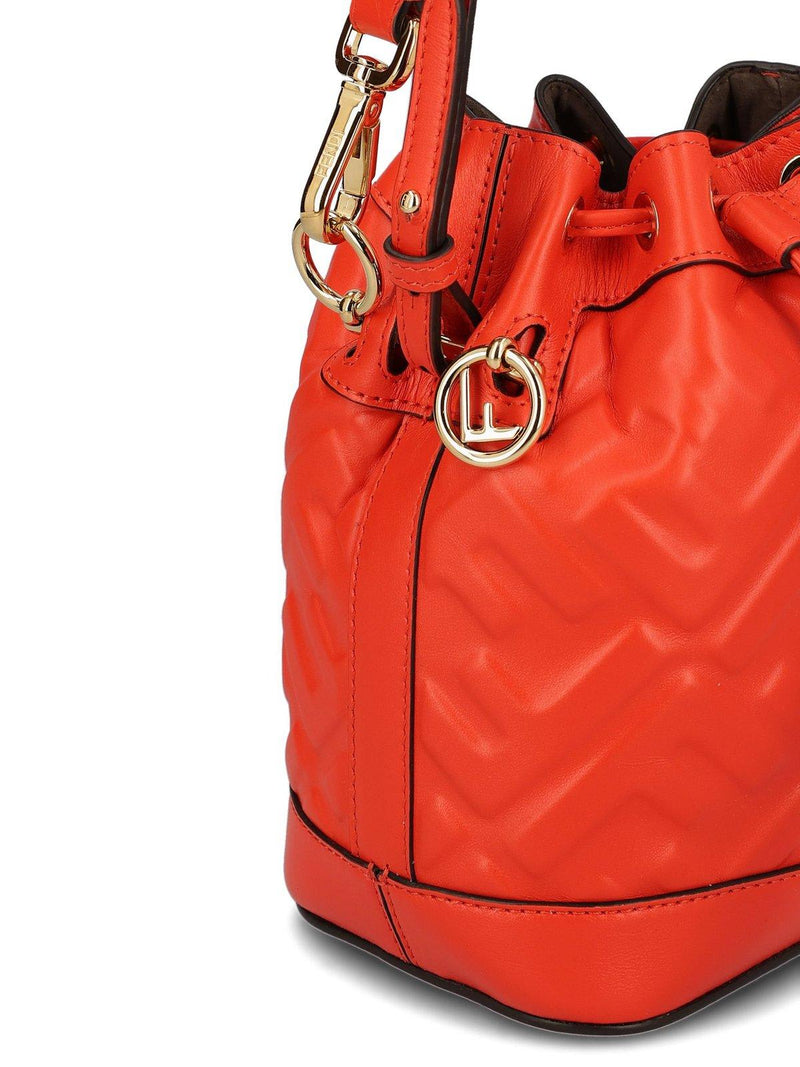 Fendi Mon Tresor Ff Embossed Bucket Bag - Women