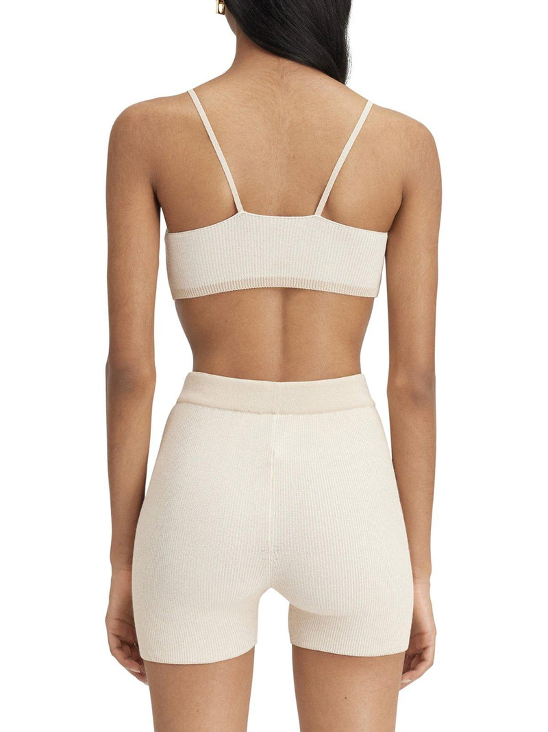 Jacquemus Le Bandeau Pralu Logo Plaque Bralette - Women