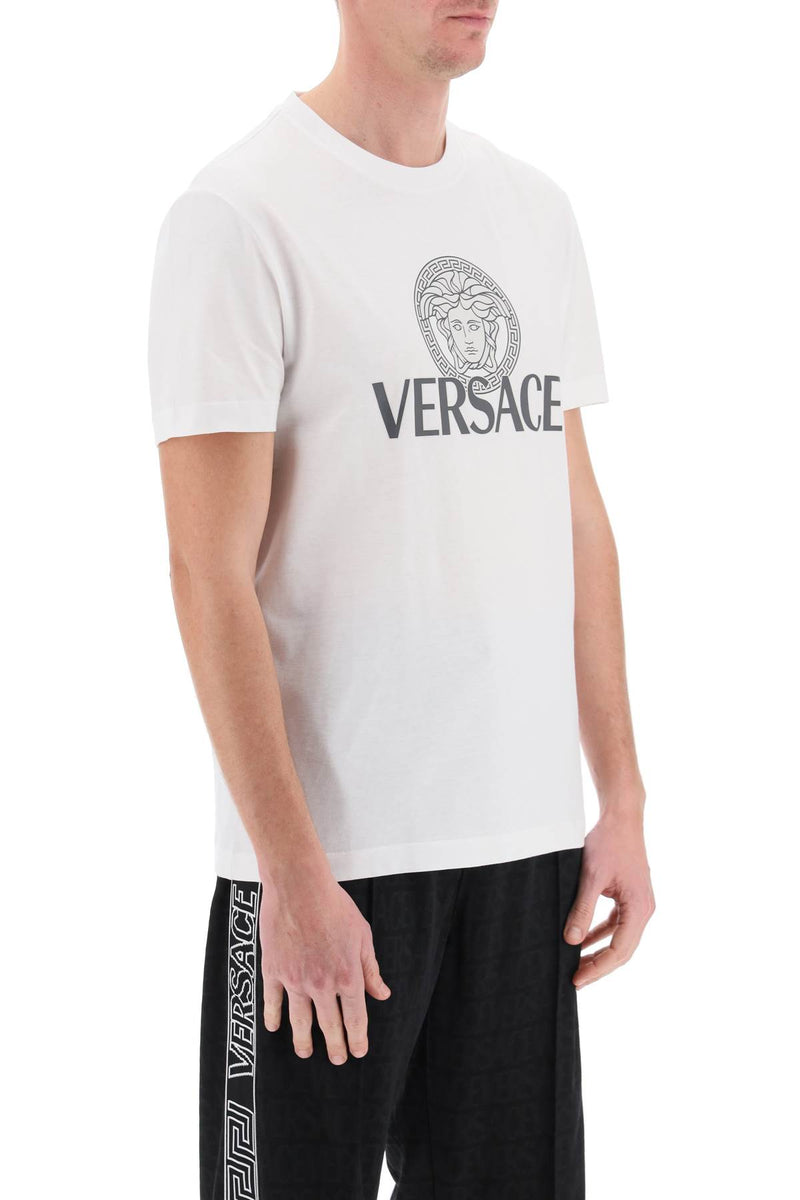 Versace T-shirt With Medusa Print - Men